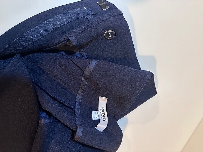 36 Beden lacivert Renk Koton kumaş pantolon
