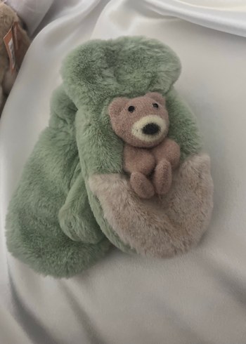 Kız cocuk ayicikli 1-3 yaş ayicikli tek parmak eldiven - Görsel 11