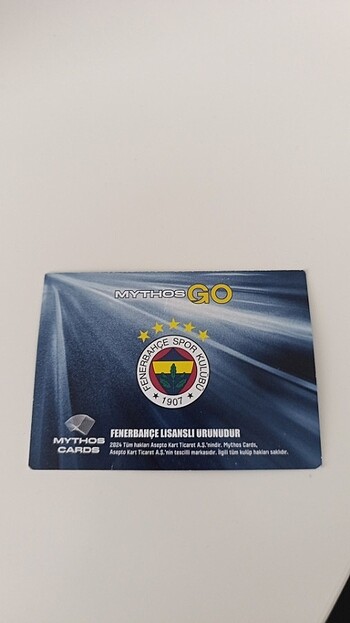  Szymanskı imzalı Fenerbahçe kartı