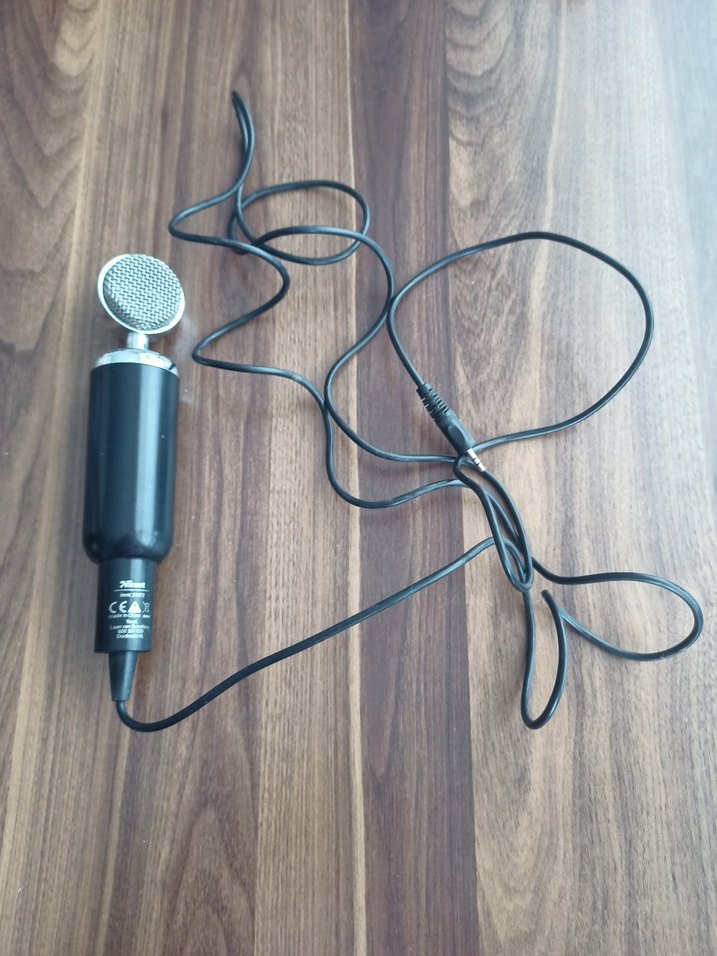 Siyah Kablolu Mikrofon - Görsel 3