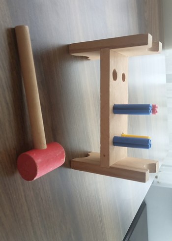 Pastel Renkli Ahşap Çocuk Oyuncağı - Görsel 3