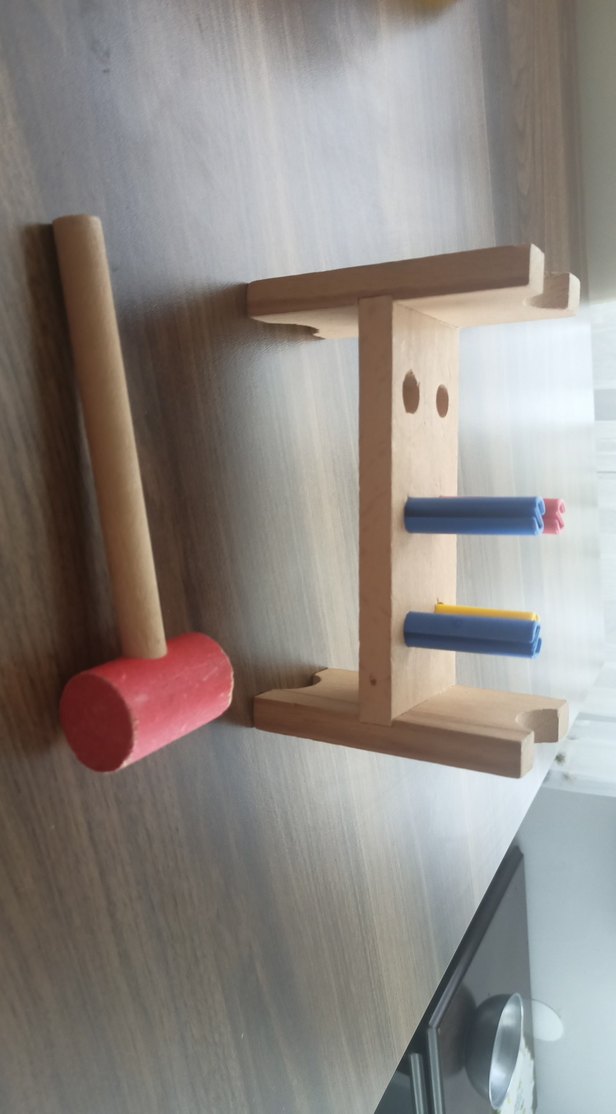 Pastel Renkli Ahşap Çocuk Oyuncağı - Görsel 3