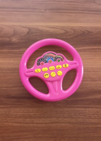 Pembe Renkli Müzikli Oyuncak Direksiyon - Görsel 3