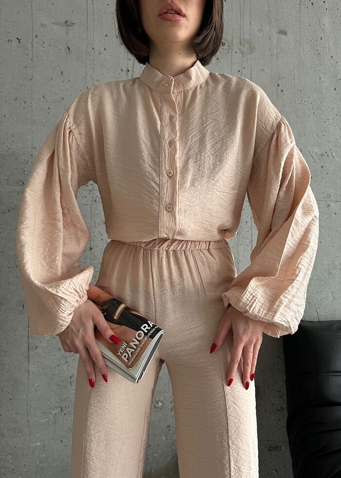 Ağaç Kabuğu Takım Alt Üst - Görsel 2