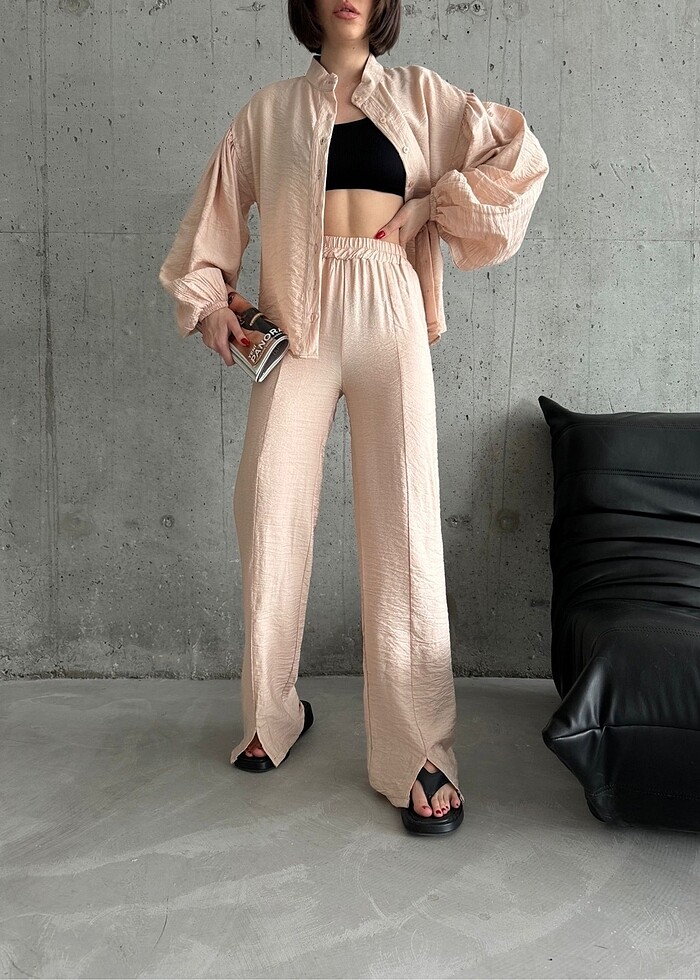 Ağaç Kabuğu Takım Alt Üst - Görsel 3