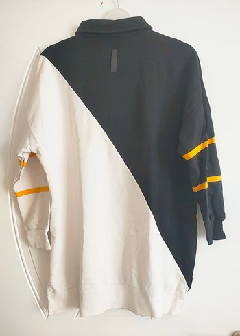 m Beden Renk Bloklu Pamuklu Sweatshirt /Tunik