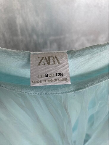 Zara Su yeşili elbise
