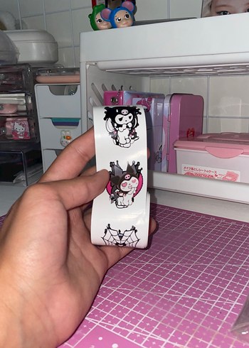 Renkli sanirolu roll sticker - Görsel 2