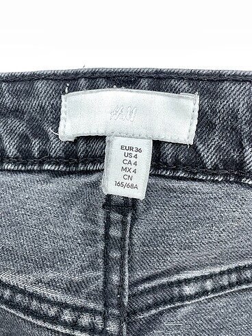 36 Beden gri Renk H&M Jean / Kot %70 İndirimli.