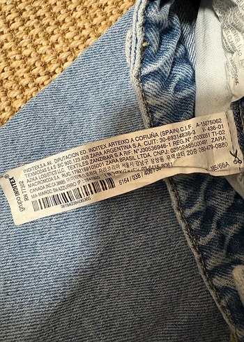 Kadın Kot Pantolon Bel Detaylı Midi Boy - Görsel 5