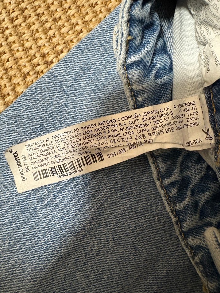 Kadın Kot Pantolon Bel Detaylı Midi Boy - Görsel 5