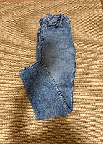 Kadın Gri Denim Regular Fit Jean - Görsel 3