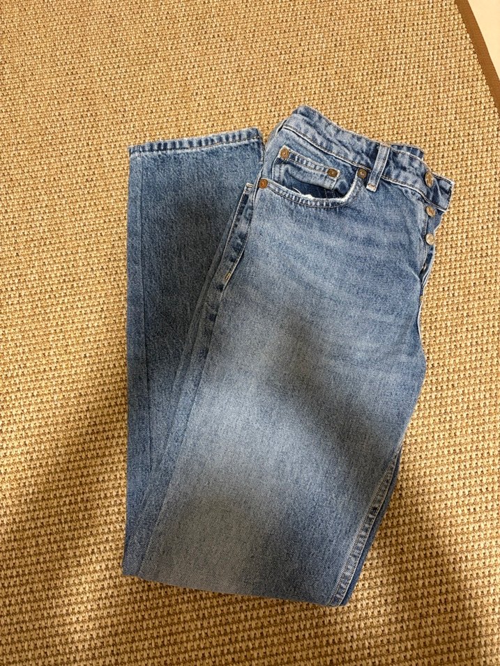 Kadın Gri Denim Regular Fit Jean - Görsel 2