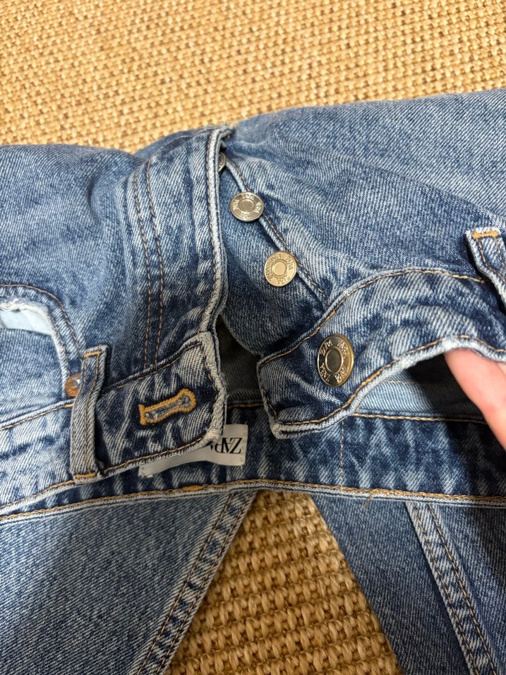 Kadın Gri Denim Regular Fit Jean - Görsel 4