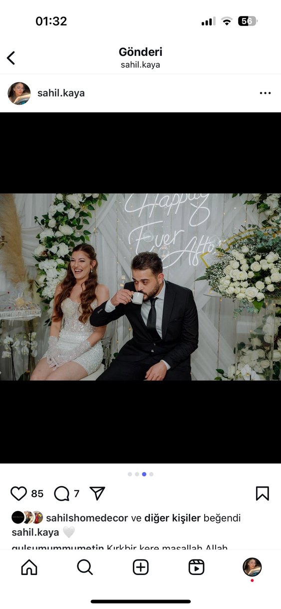 Beyaz Nakışlı Mini Halter Yaka Elbise - Görsel 2