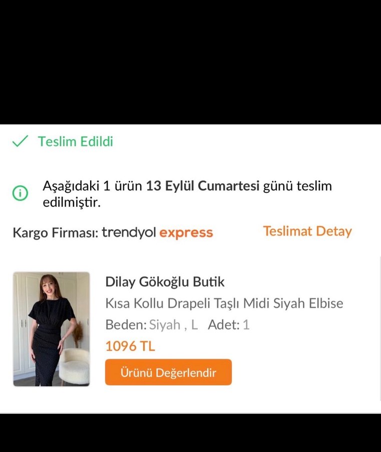 Boncuk İşlemeli Siyah Midi Elbise - Görsel 4