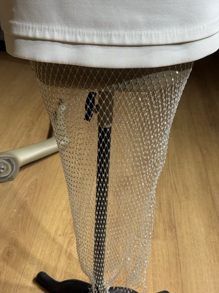 Beyaz Straplez Mini Elbise - Görsel 4