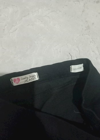 28 Beden Siyah Kadın Regular Fit Kumaş Pantolon