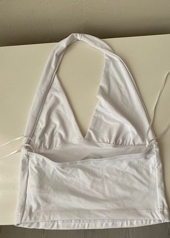 Pull and Bear Pull bear kadın boyundan geçirmeli crop
