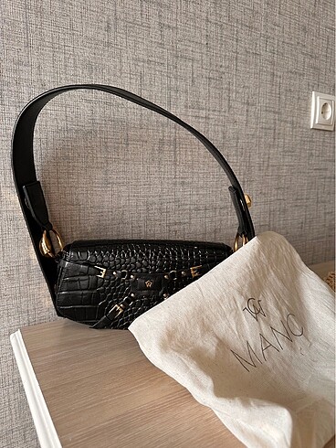MANC LILITH BLACK CROC KADIN ORİJİNAL ÇANTA