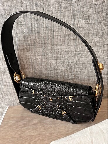 Diğer MANC LILITH BLACK CROC KADIN ORİJİNAL ÇANTA