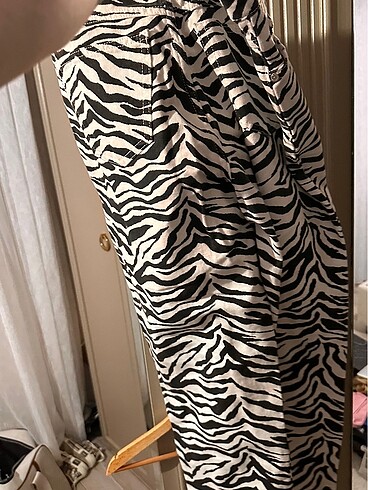 Mango Mango zebra kadın pantolon
