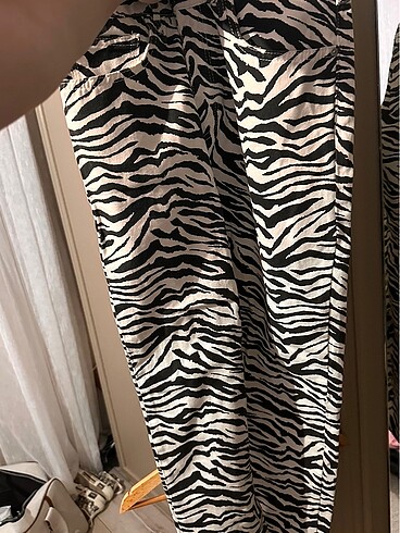 Mango zebra kadın pantolon