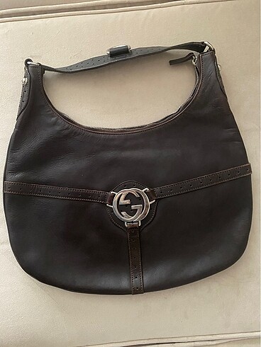 Gucci kol çantası vintage deri tertemiz