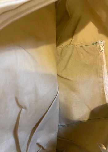 Beyaz Fermuarlı Minimalist Kadın Çanta - Görsel 5