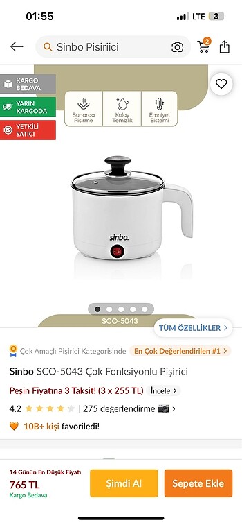 Sinbo Pisirici