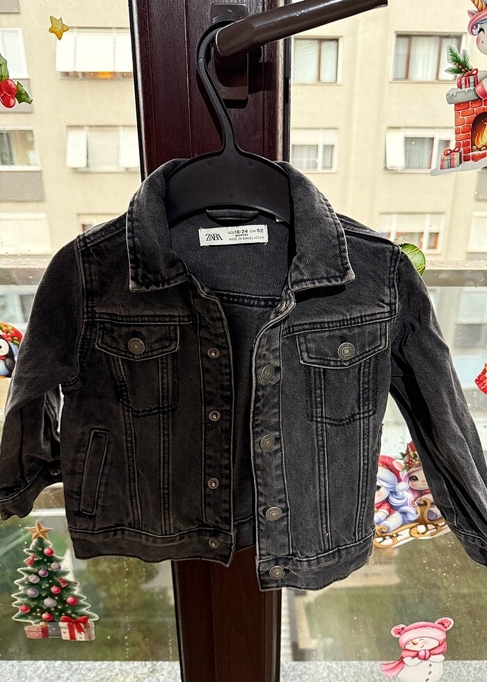 Zara Çocuk Kot Ceket - Görsel 2
