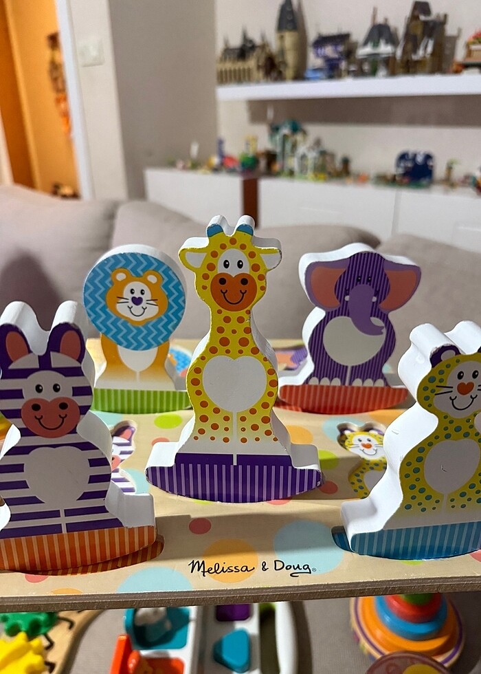 Melissa Doug Tombul Ahşap Puzzle - Görsel 2