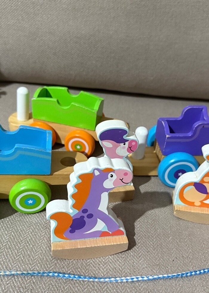 Melissa Doug Çek çek Tren - Görsel 2