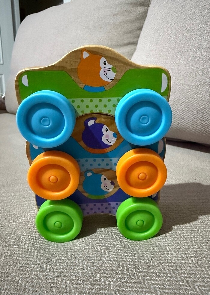 Melissa Doug Ahşap Araba Seti - Görsel 2