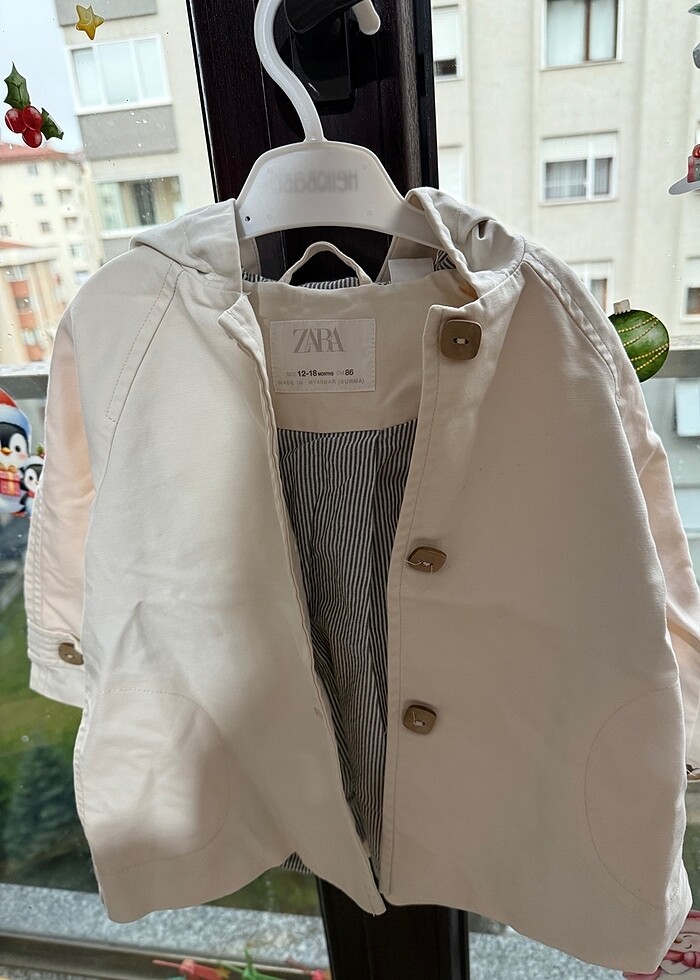 Zara Kız Çocuk Trençkot - Görsel 2