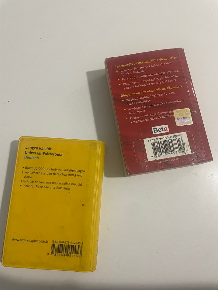 İngilizce-Türkçe ve Almanca-Türkçe Sözlük Seti - Görsel 2
