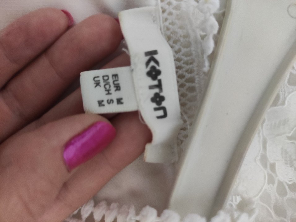 Beyaz Dantel Detaylı Midi Kalem Elbise - Görsel 4