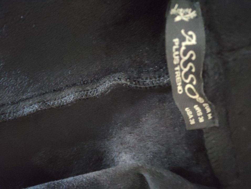 Siyah Uzun Süet Kadın Kaban - Görsel 3