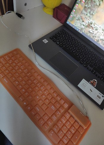 silikon katlanabilir klavye - Görsel 2