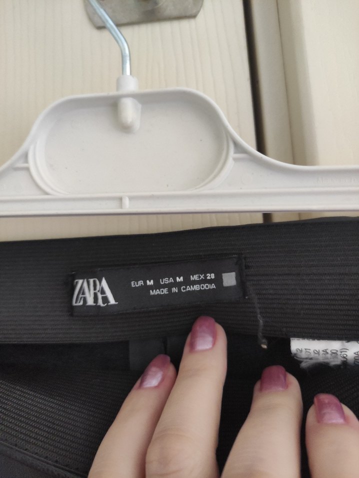 Fermuarlı Siyah Deri Kadın Tayt - Görsel 2