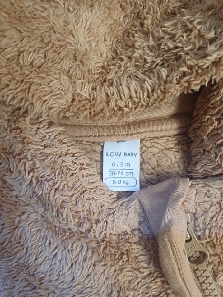 Kahverengi Nakışlı Bebek Tulumu - Görsel 2