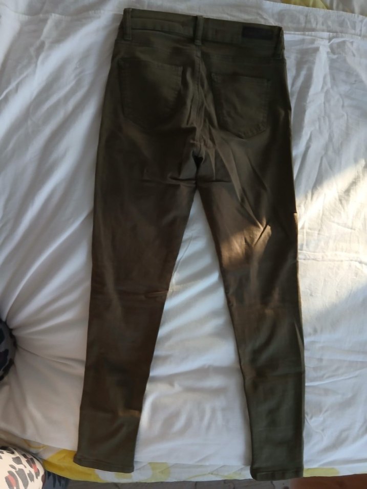 Vena  Kadın Haki Dar Paça Jean - Görsel 3