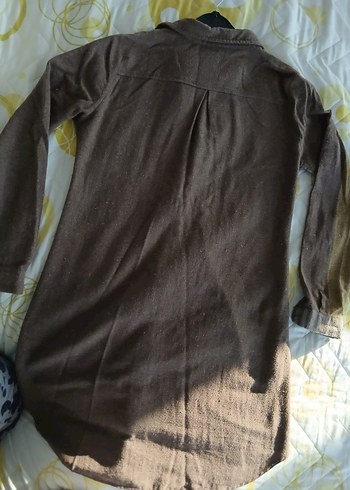 Düğmeli  Oduncu Kumaş Uzun Gömlek - Görsel 7