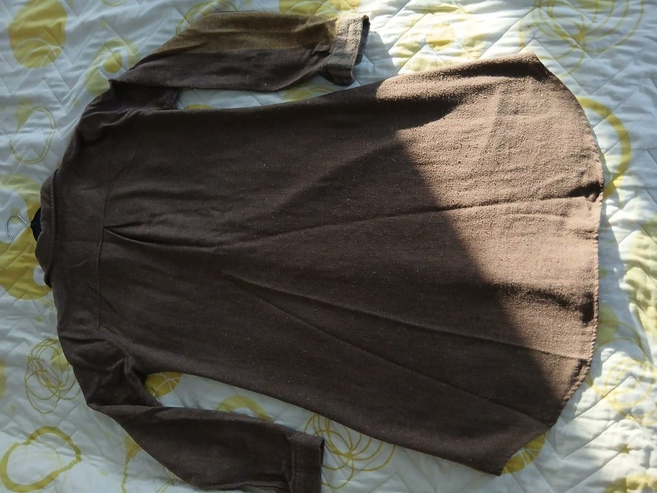 Düğmeli  Oduncu Kumaş Uzun Gömlek - Görsel 5