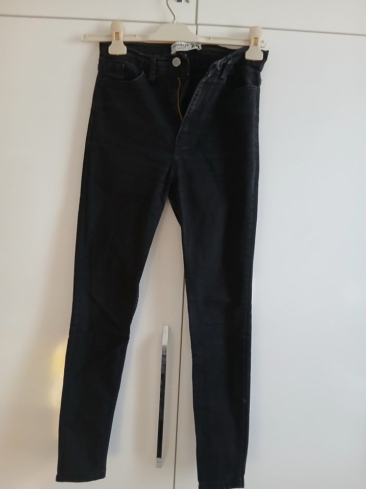 Siyah Kadın Skinny Esnek Pantolon - Görsel 5