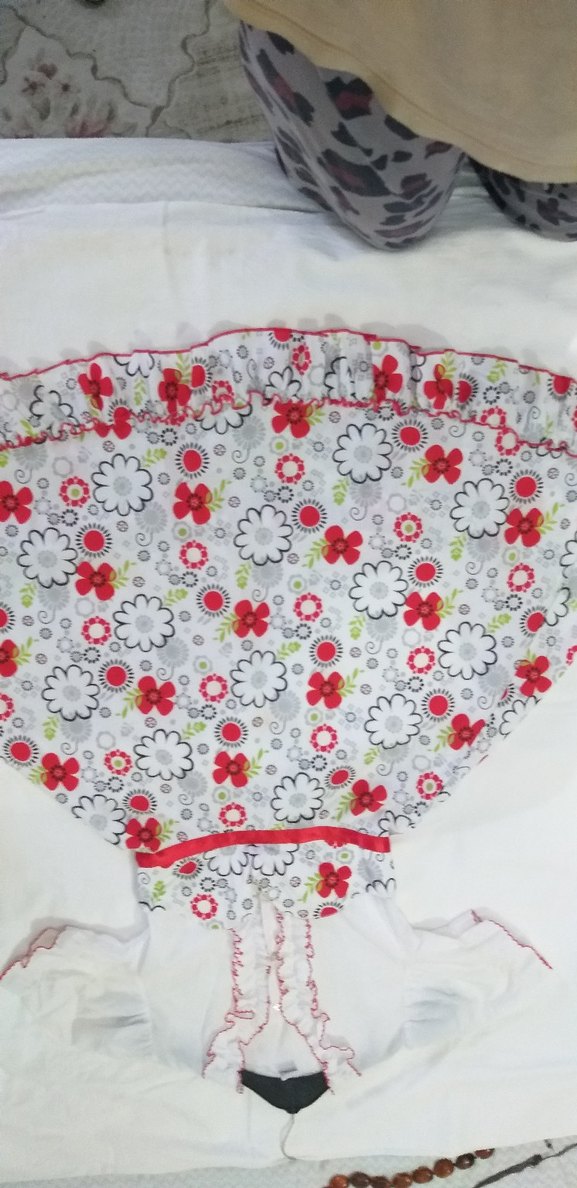 Çiçek Desenli Renkli Kız Elbisesi - Görsel 4