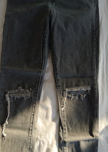 29 Beden Addax Gri Kadın Denim Midi Boy Jean