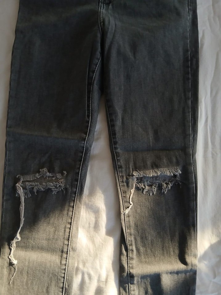 Addax  Gri Kadın Denim Midi Boy  Jean - Görsel 2