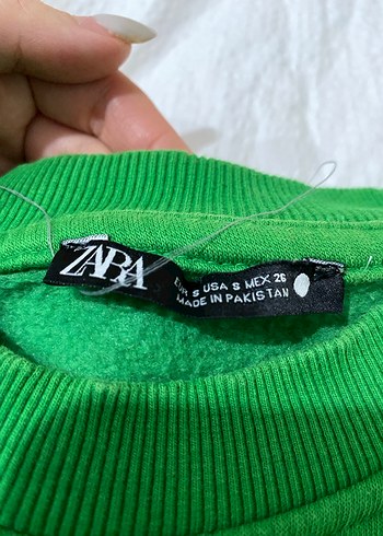 Yeşil Salaş Kadın Sweatshirt - Görsel 3