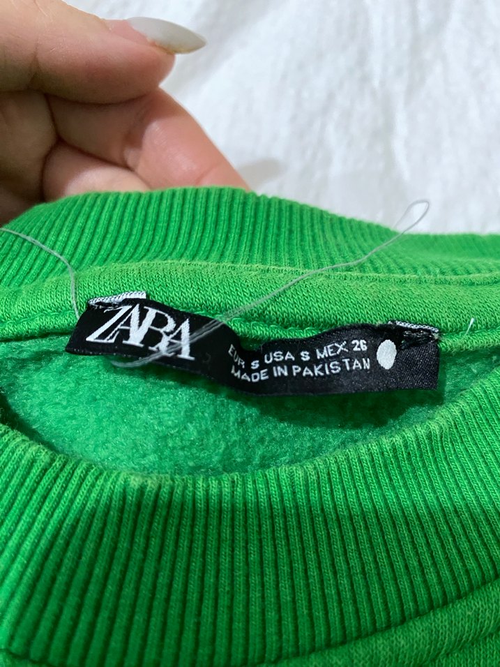 Yeşil Salaş Kadın Sweatshirt - Görsel 3